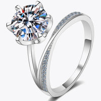3 Carat Moissanite Ring Isabella - Six-Prong Solitaire Women's Ring Velanci