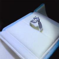 1 Carat Moissanite Ring Valentina - Coastal Brilliance Women's Ring Velanci