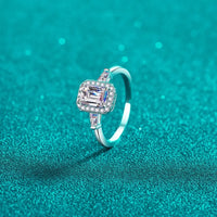 Timeless Solitaire Ring Giulia - 1ct Moissanite 925 Silver Women's Ring Velanci