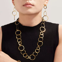 Chain Link Necklace - 18K Gold-Plated Coastal Glam Velanci