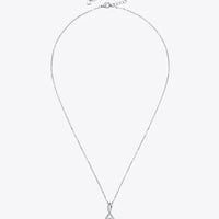 2 Carat Moissanite Sterling Silver Necklace - Minimalist Velanci