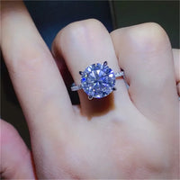 5 Carat Moissanite Ring Valentina - Brilliant Sparkle Women's Ring Velanci