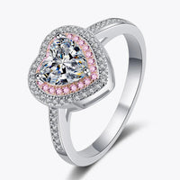 Ring Francesca - Sparkling 1 Carat Moissanite Halo Women's Ring Velanci