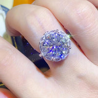 5 Carat Moissanite Sterling Ring Amelia - Coastal Shine Women's Ring Velanci