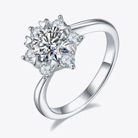 Ring Giovanna - 1ct Moissanite Radiant Shine Center Stone Women's Ring Velanci