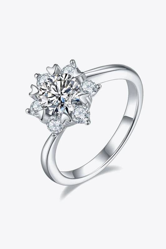 Ring Giovanna - 1ct Moissanite Radiant Shine Center Stone Women's Ring Velanci