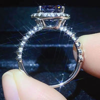 Ring Isabella - 2ct Moissanite, Platinum-Plated Elegance Women's Ring Velanci
