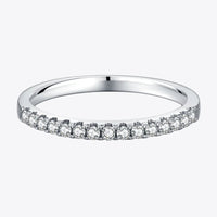 Moissanite Ring Giulia - Half-Eternity Arc Sparkle Women's Ring Velanci