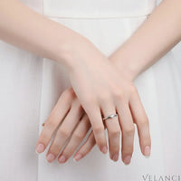 Anello Cuore Di Luce Elegante Giulia - Minimalist Style Velanci