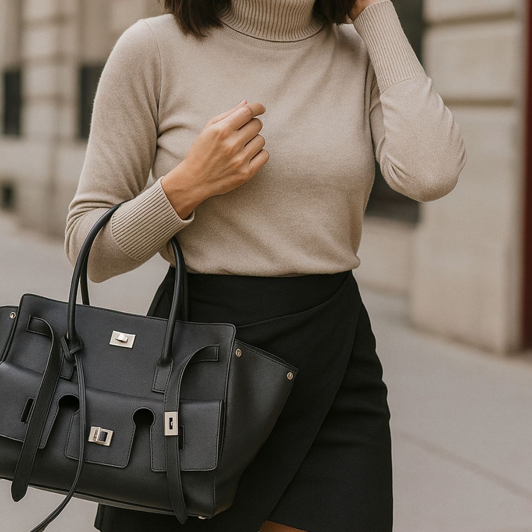 Velanci Silken Mirage Leather Handbag