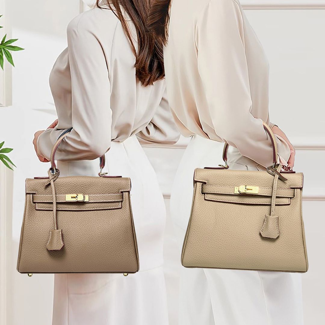 Velanci Ivory Crest Luxe Handbag