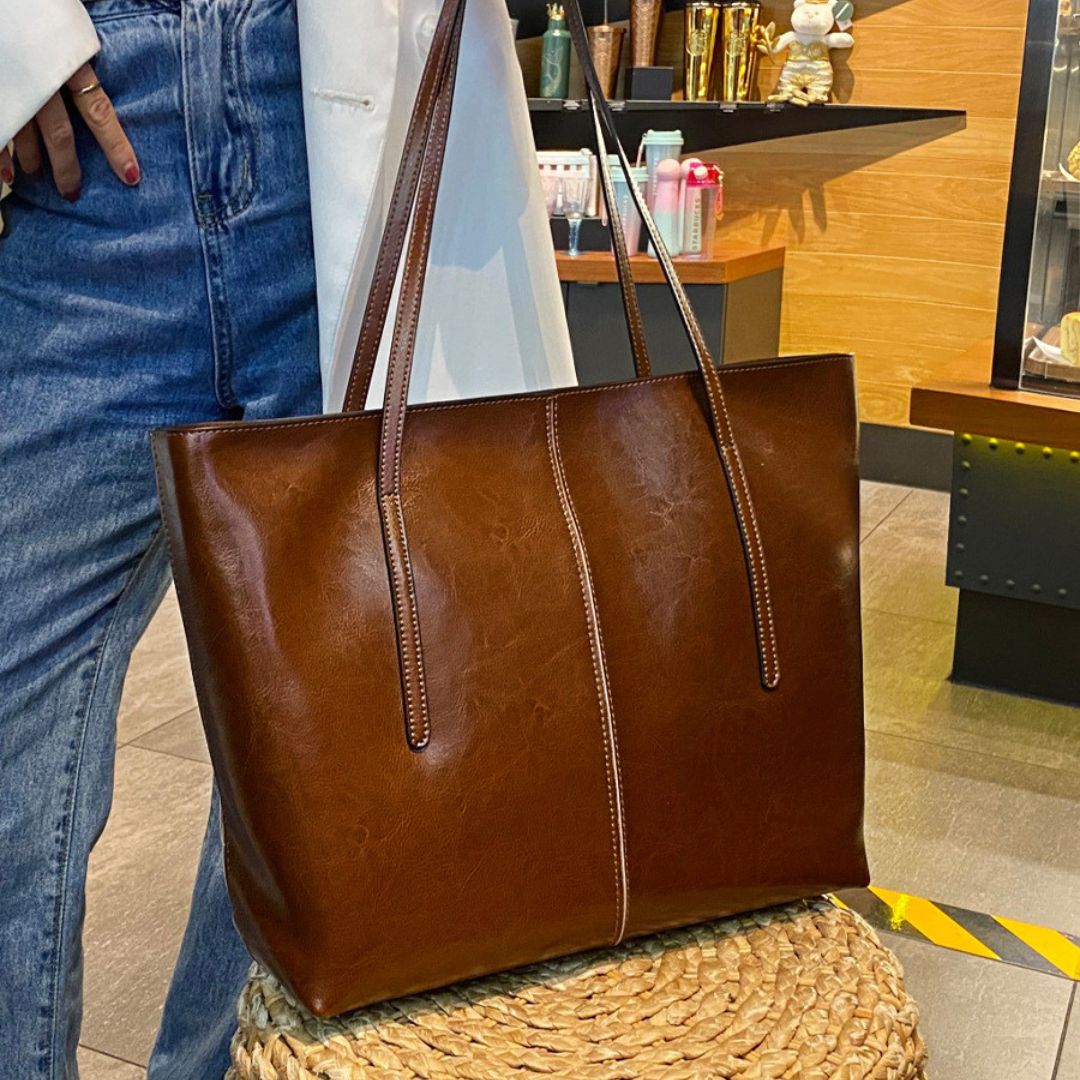 Velanci Windsor Bloom Elegant Leather Handbag