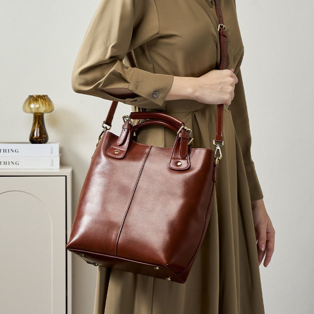 Velanci Mayfair Gaze Leather Handbag