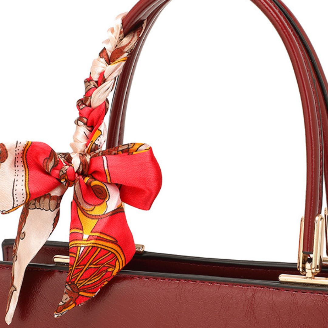 Velanci Aurora Bloom Leather Handbag