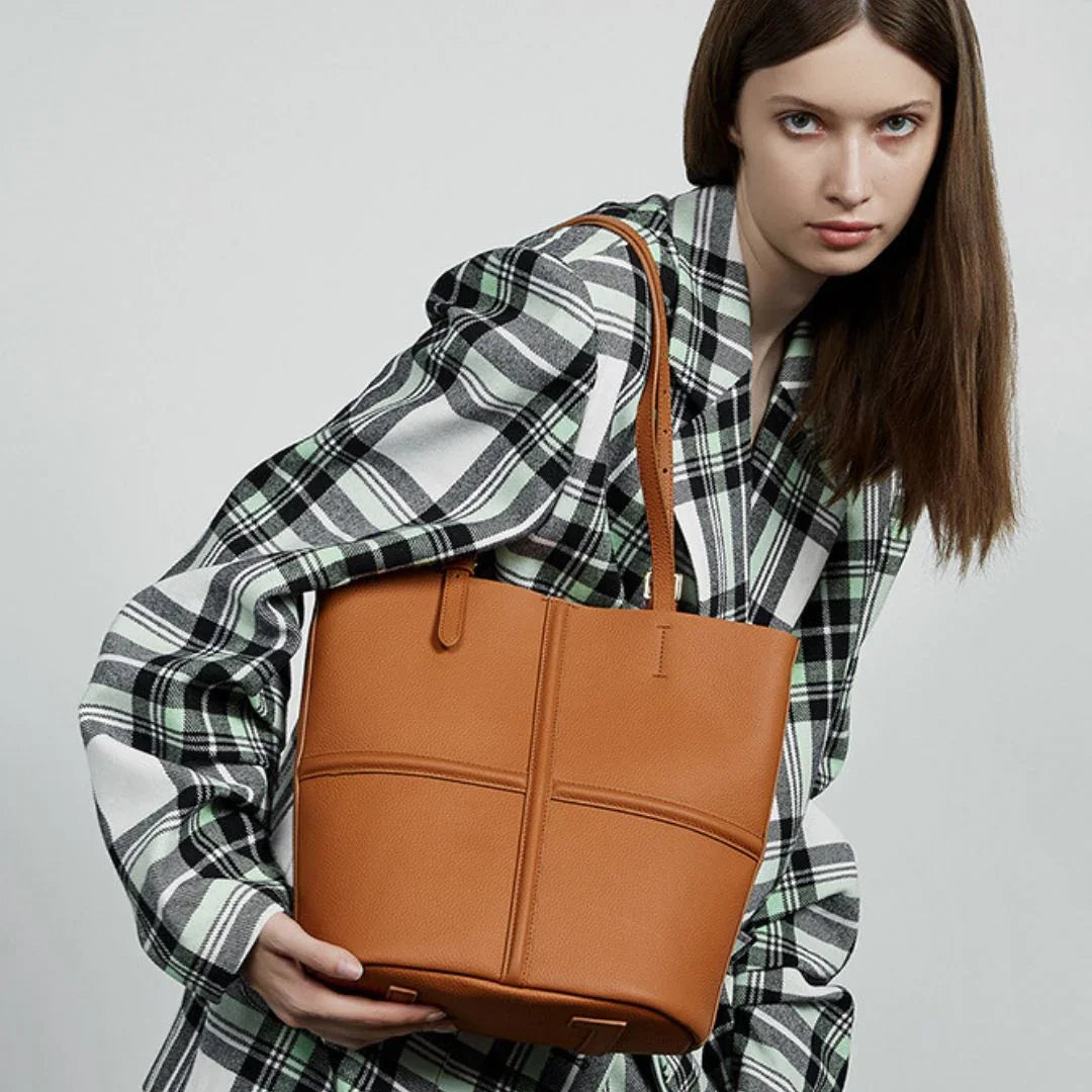 Bellissimo Monarch Dusk Leather Handbag Velanci