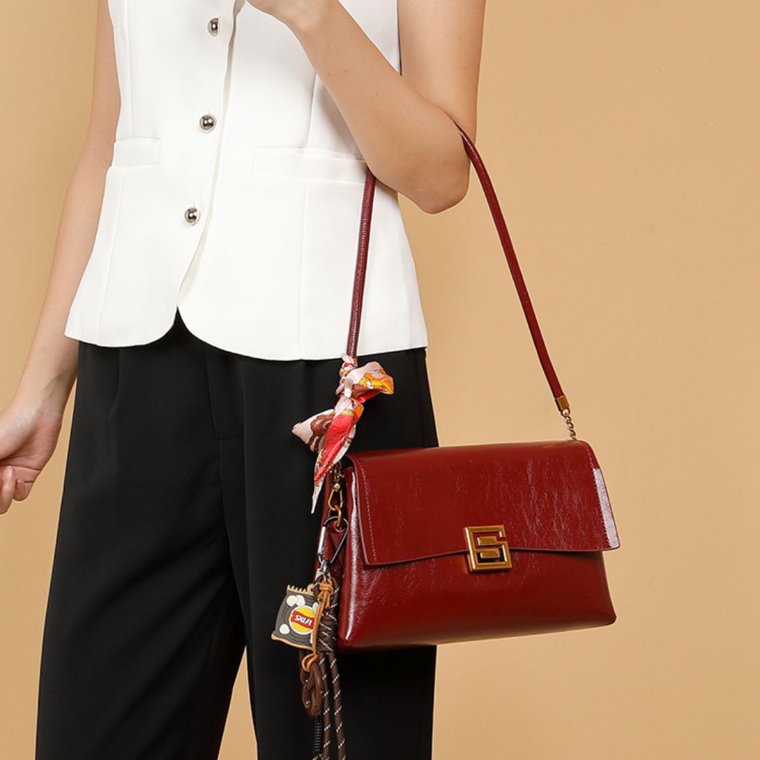 Velanci Noble Embrace Leather Handbag