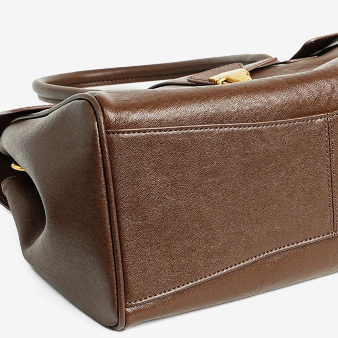 Velanci Dorée Luxe Leather Handbag