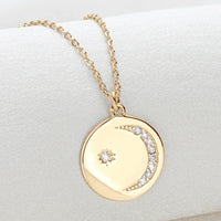 Moissanite Round Sterling Silver Necklace - All-Day Comfort Velanci