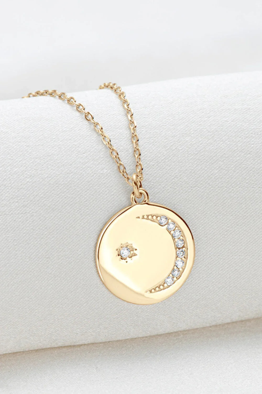 Moissanite Round Sterling Silver Necklace - All-Day Comfort Velanci