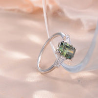 2 Carat Moissanite Ring Isabella - Bezel-Set Sparkle Women's Ring Velanci