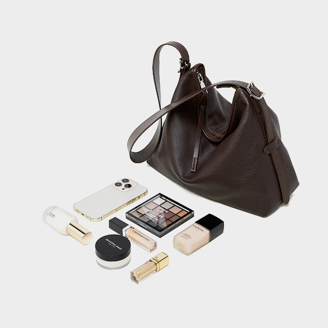 High-End Retro Genuine Leather Shoulder Bag for Women