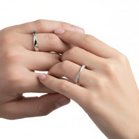 Moissanite Ring Francesca - Single Stone Sterling Silver Velanci