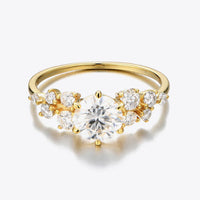 1 Carat Moissanite Ring Isabella - Coastal Sparkle Shine Women's Ring Velanci