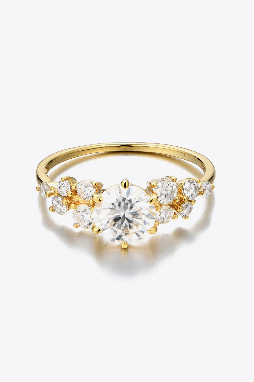 1 Carat Moissanite Ring Isabella - Coastal Sparkle Shine Women's Ring Velanci