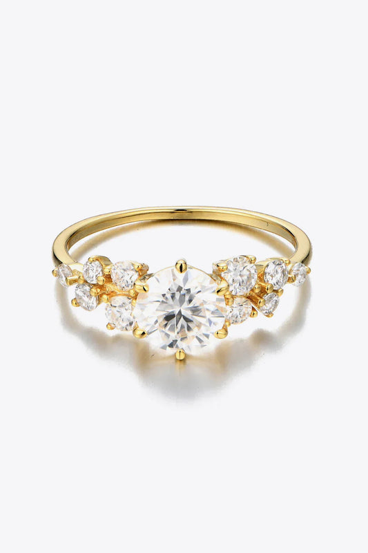 1 Carat Moissanite Ring Isabella - Coastal Sparkle Shine Women's Ring Velanci
