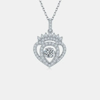 1.21 Ct Moissanite Sterling Silver Necklace Velanci