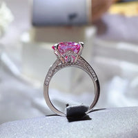 5 Carat Moissanite Ring Giulia - Coastal Sparkle Gleam Women's Ring Velanci