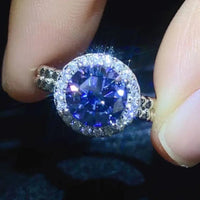 Ring Isabella - 2ct Moissanite, Platinum-Plated Elegance Women's Ring Velanci
