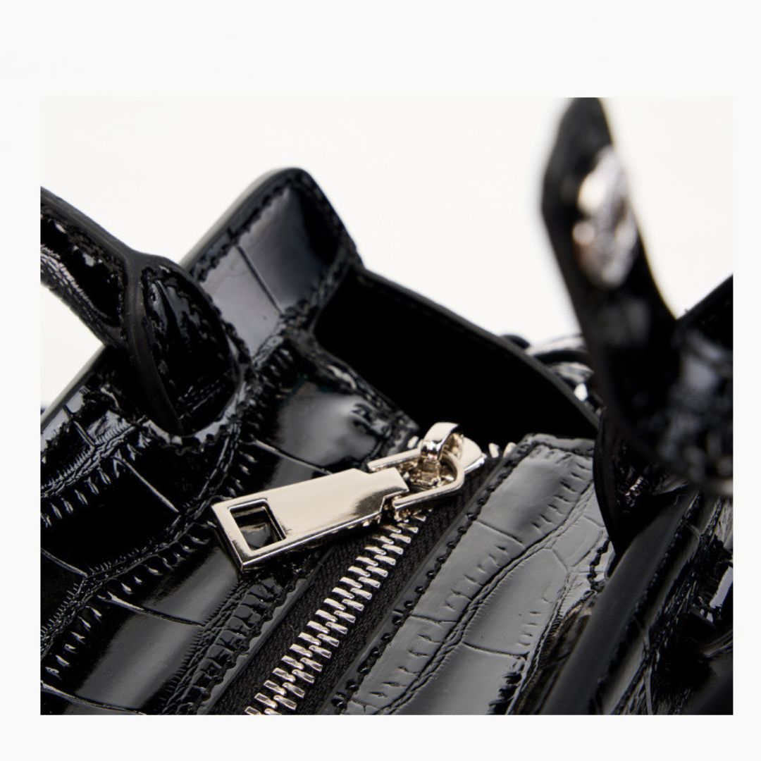 Ebon Chant Handbag by Velanci: A Symphony of Elegance