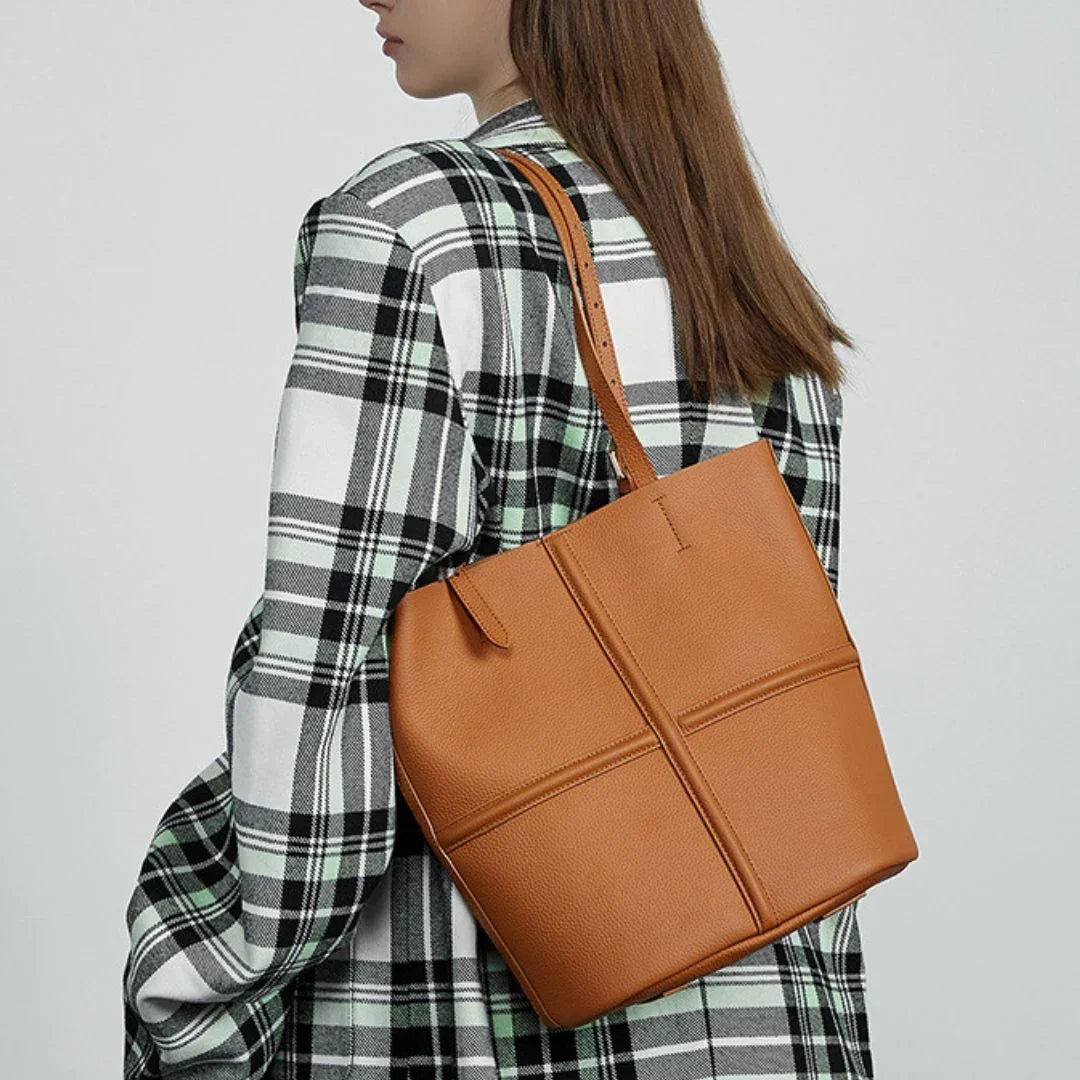 Bellissimo Monarch Dusk Leather Handbag Velanci