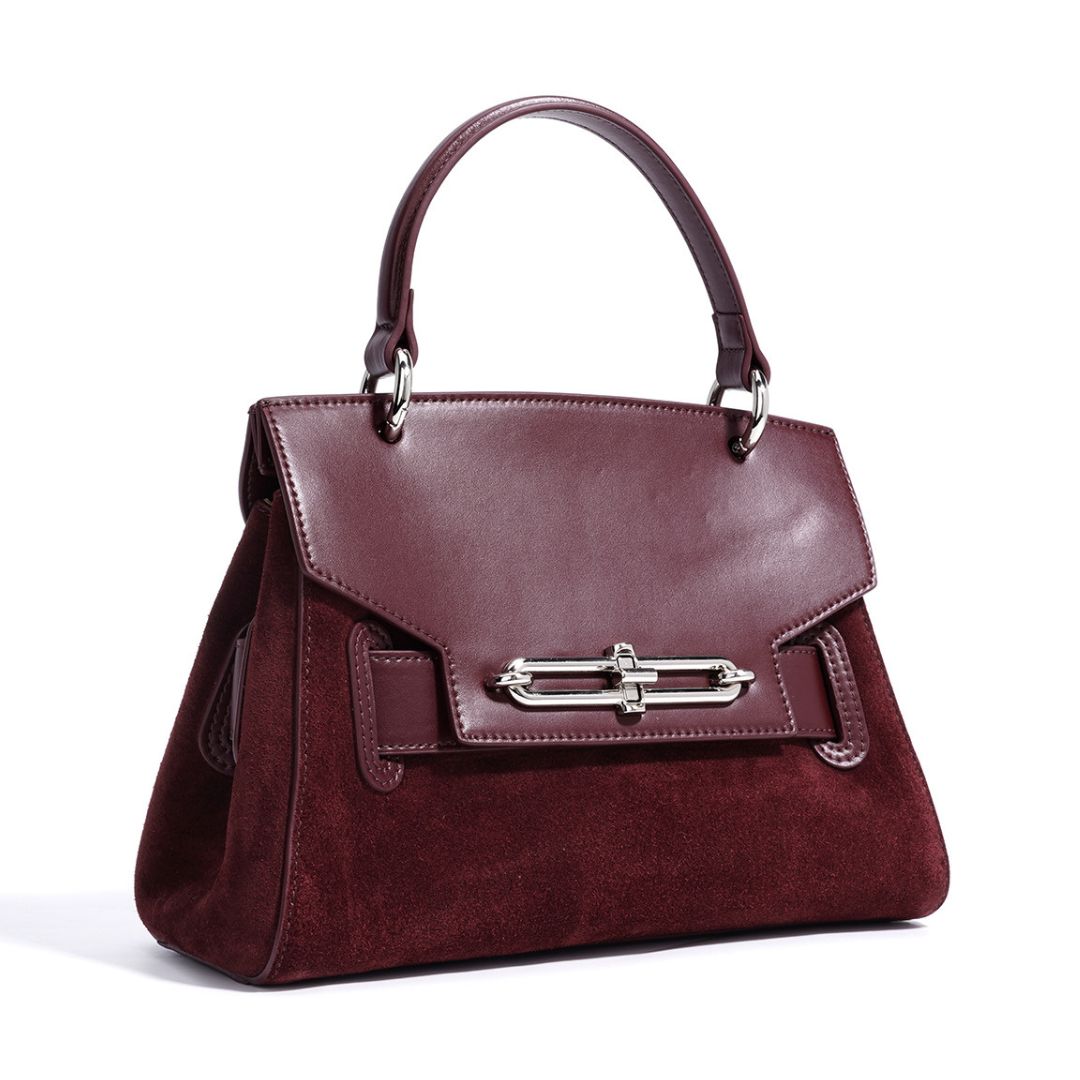 Velanci Evelyn Shade Handbag - Timeless Elegance in Genuine Leather