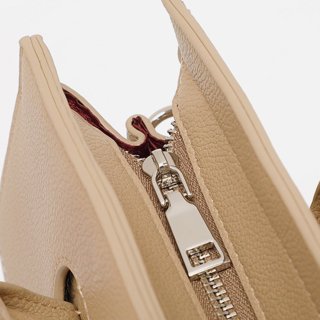 Velanci Sable Éclat Leather Handbag