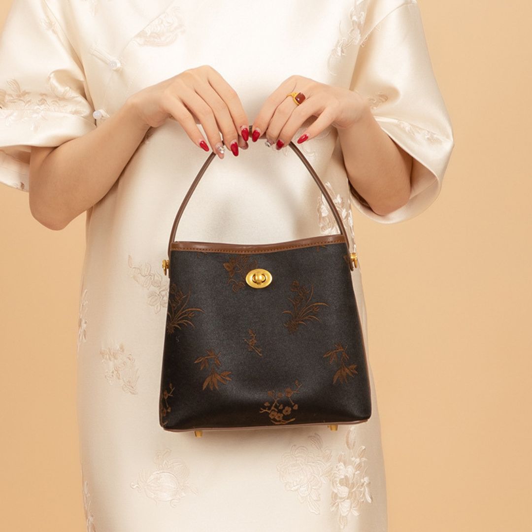 Velanci Jardin Élégance Silk Handbag