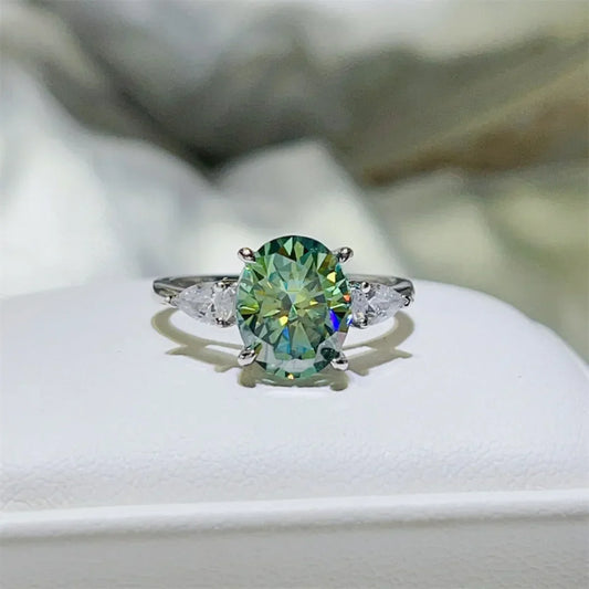 Ring Sofia - 3 Carat Moissanite Sterling Silver Ring Women's Ring Velanci