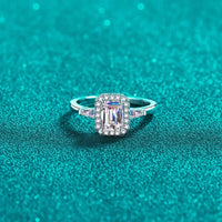 Timeless Solitaire Ring Giulia - 1ct Moissanite 925 Silver Women's Ring Velanci