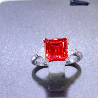 Ring Valentina - 3 Carat Moissanite Sterling Silver Women's Ring Velanci