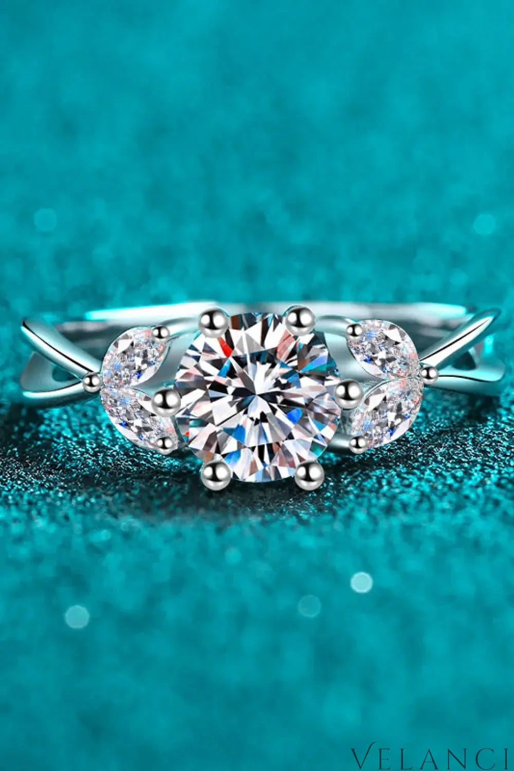 Moissanite Ring Giulia - 1 Carat Coastal Shine Daily Women's Ring Velanci