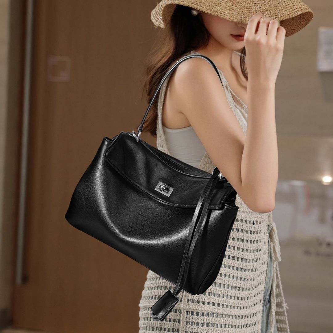 Velanci Brume d'Or Leather Handbag