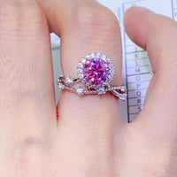 1 Carat Moissanite Ring Giulia - Ocean Sparkle For Everyday Women's Ring Velanci