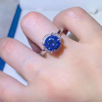 Ring Giulia - 2 Carat Moissanite Center, Sterling Silver Women's Ring Velanci