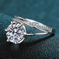 3 Carat Moissanite Ring Isabella - Six-Prong Solitaire Women's Ring Velanci