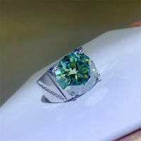 Signet Ring Valentina - 10ct Moissanite Sterling Silver Women's Ring Velanci