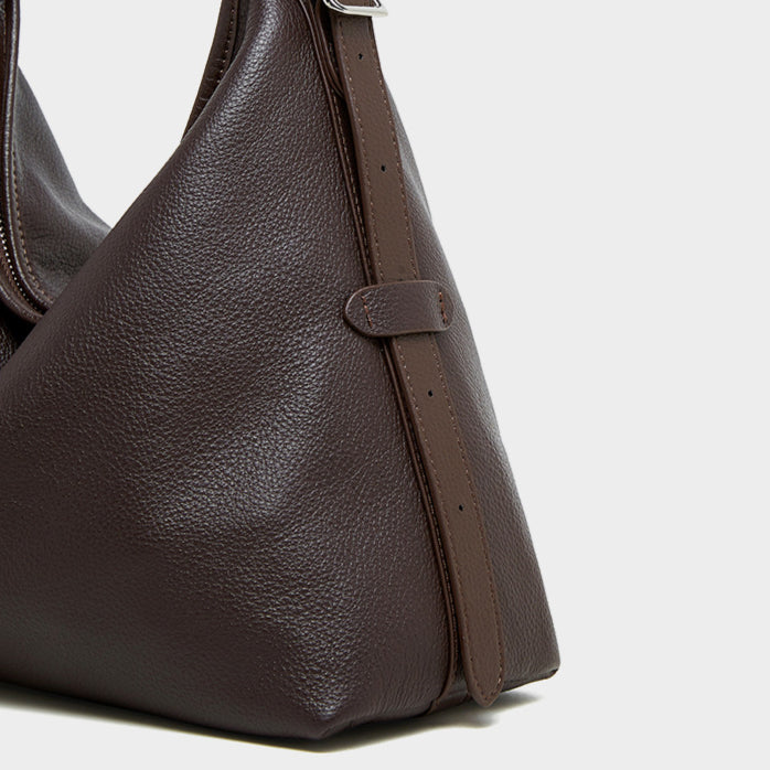 High-End Retro Genuine Leather Shoulder Bag for Women