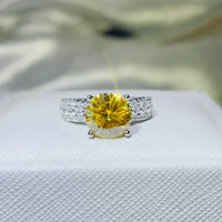 3 Carat Moissanite Ring Giovanna - Everyday Sparkle Women's Ring Velanci