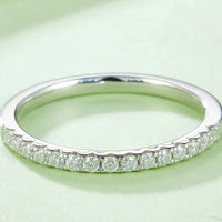 Moissanite Ring Giulia - Half-Eternity Arc Sparkle Women's Ring Velanci