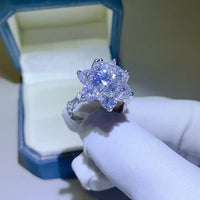 5 Carat Moissanite Ring Giovanna - Radiant Brilliance Women's Ring Velanci